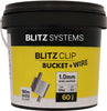 BLITZCLIP Bucket + Wire – 1.0mm Wire Gripper x 60 pcs